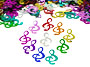 multicolor treble clef confetti